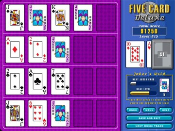 Five Card Deluxe screenshot 1